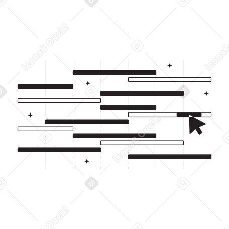 Designing timelines Illustration in PNG, SVG