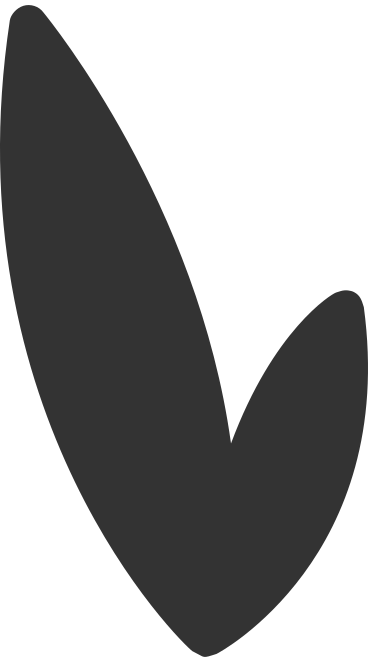 Tow black leaves PNG, SVG