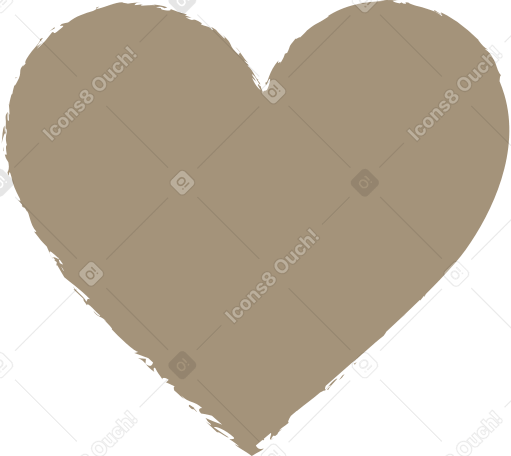 grey heart PNG、SVG