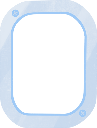 blue airplane window PNG, SVG