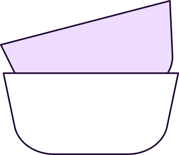 two bowls PNG, SVG