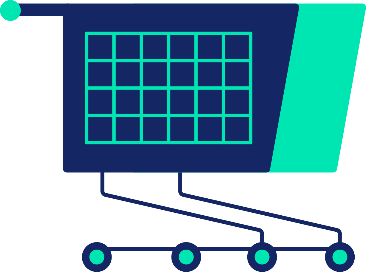 shopping cart Illustration in PNG, SVG