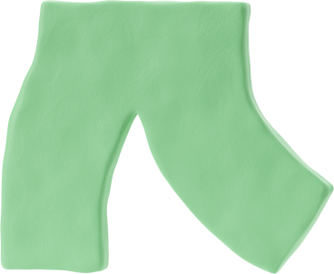 Light green pants PNG, SVG