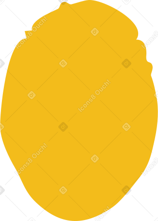 yellow ellipse PNG, SVG