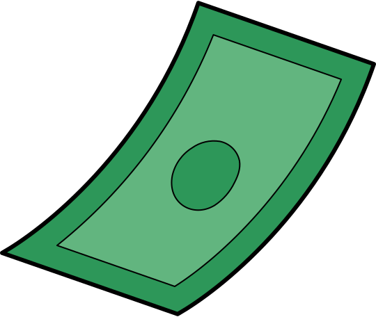 paper money Illustration in PNG, SVG