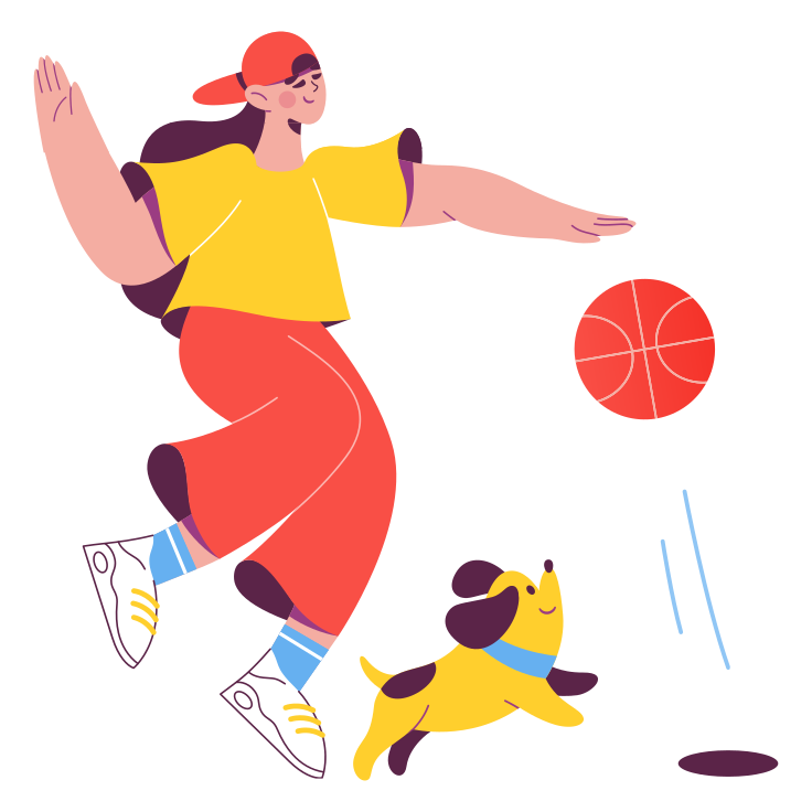 Иллюстрации Баскетбол в PNG и SVG 