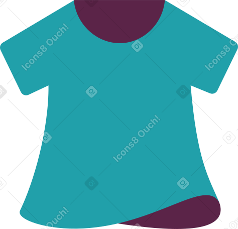 Grüne t-shirt-tunika PNG, SVG