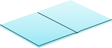 opened blue notebook PNG, SVG