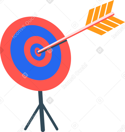 target with arrow PNG, SVG