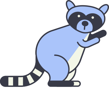 racoon PNG, SVG