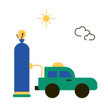 Electric car connected to charging station PNG, SVG