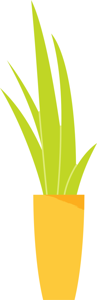 Blume in einem hohen topf PNG, SVG