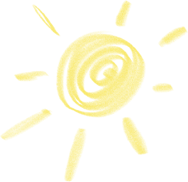 hand drawn sun PNG, SVG