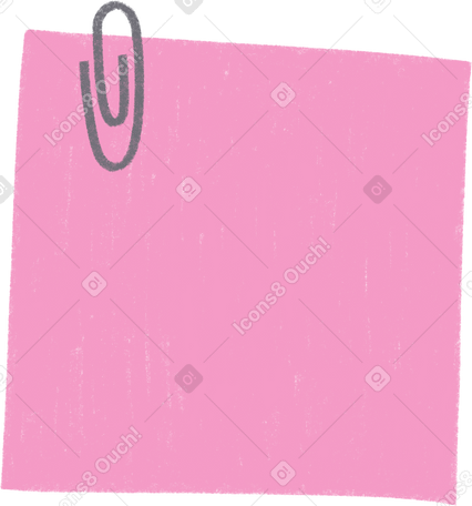 pink post it note png