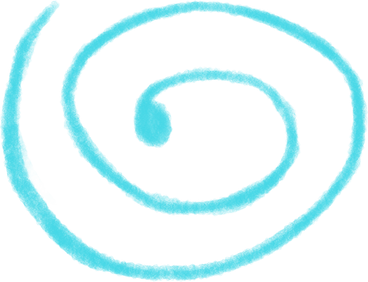 blue spiral line PNG, SVG