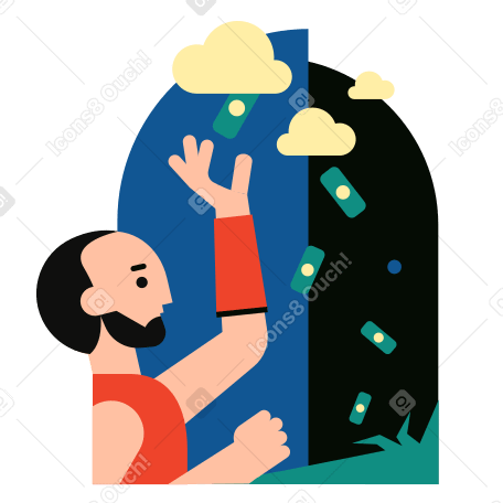 Pioggia di soldi PNG, SVG