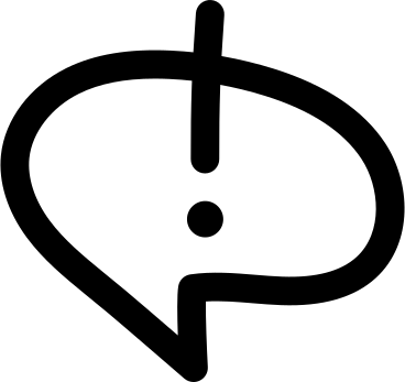 Bocadillo de diálogo de signo de exclamación PNG, SVG
