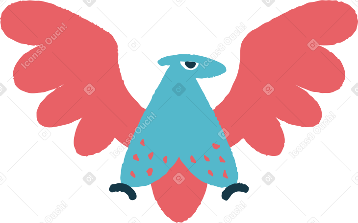 eagle Illustration in PNG, SVG