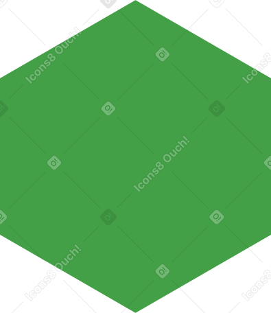 hexagon green Illustration in PNG, SVG
