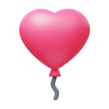 Herzballon PNG, SVG