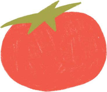 big red tomato PNG, SVG