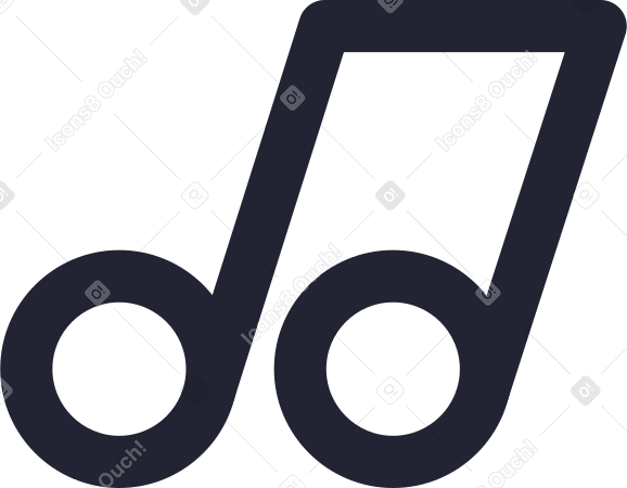 音乐笔记 PNG, SVG