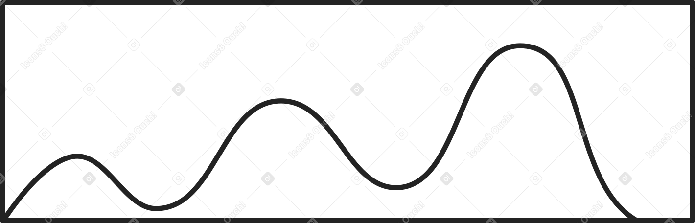 波形グラフ フレーム PNG、SVG