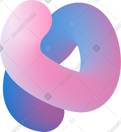 pink blue curved shape PNG, SVG