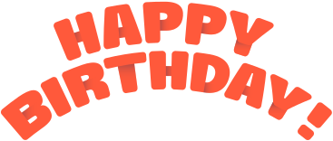 레터링 생일 축하해! PNG, SVG