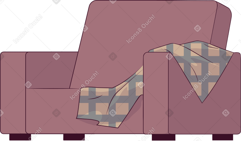arm chair Illustration in PNG, SVG