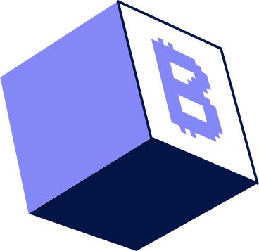 Cubo bitcoin PNG, SVG