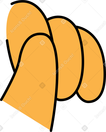 Dedos y pulgar del puño PNG, SVG