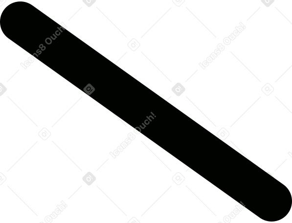 Línea decorativa negra PNG, SVG