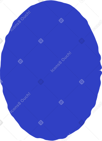 ellipse blue Illustration in PNG, SVG