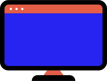 browser blue screen monitor PNG, SVG