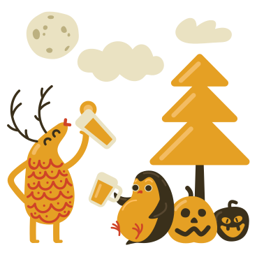 Forest Halloween party  PNG, SVG