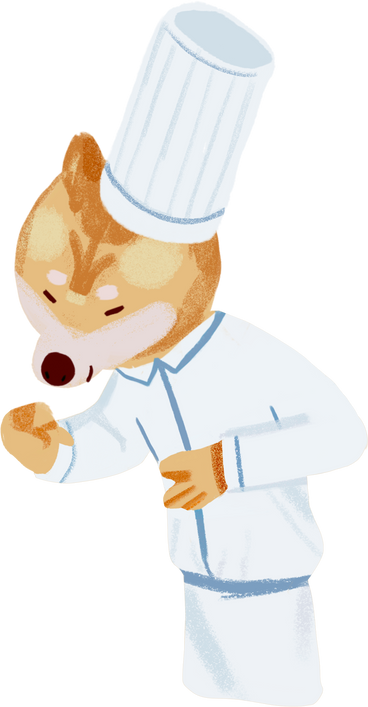 chef in a cap and apron PNG, SVG