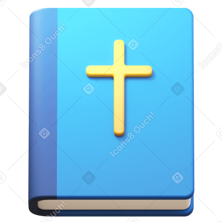 3D holy bible PNG, SVG
