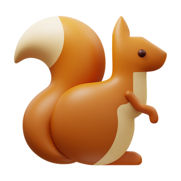 squirrel PNG, SVG