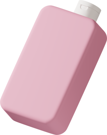 pink bottle of shampoo PNG, SVG