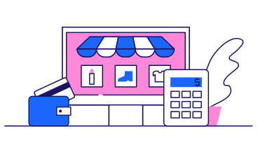 Einkaufen in einem online-shop PNG, SVG