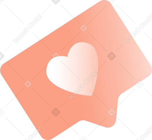 heart in bubble icon в PNG, SVG