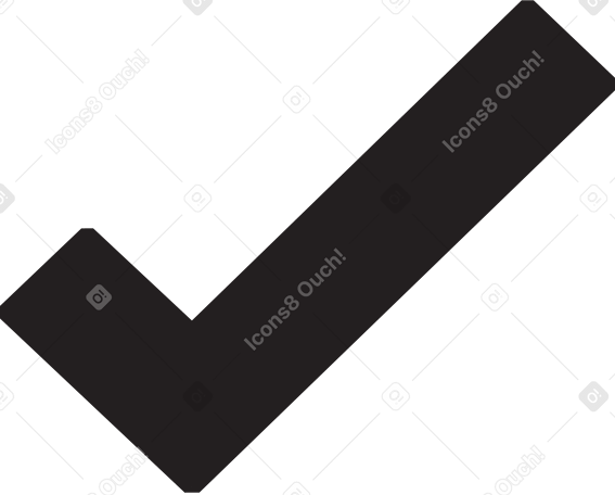 checkmark Illustration in PNG, SVG