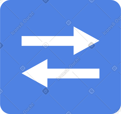 Back and forth arrows PNG, SVG