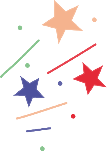 Stars effect PNG、SVG