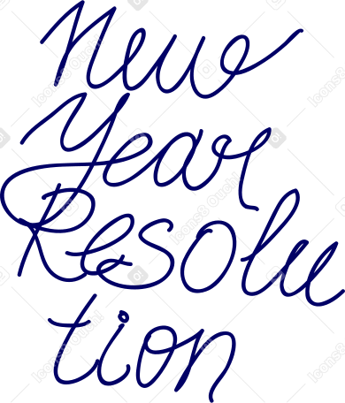 new year resolution PNG, SVG
