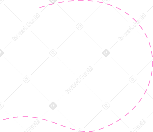 Pink dotted line Illustration in PNG, SVG