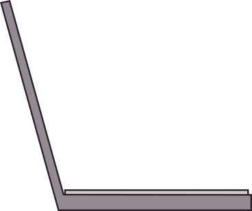 Thin  laptop в PNG, SVG