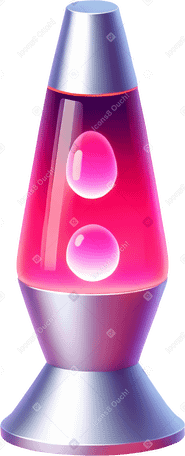 3D Lámpara de lava PNG, SVG