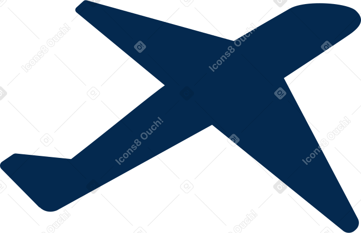 plane Illustration in PNG, SVG